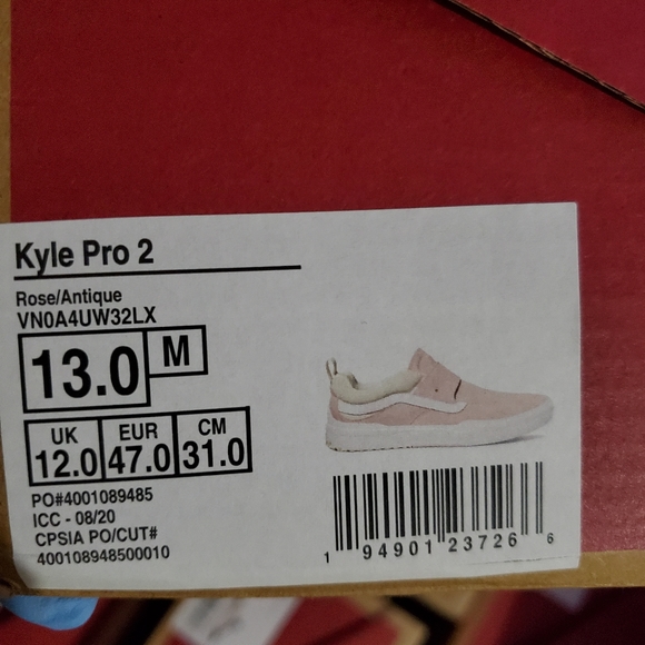 Vans Kyle Pro 2 Rose /Antique Men Size 13 - Picture 10 of 10
